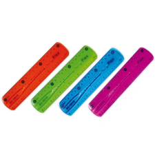 15 cm School Art flexibilis vonalzó, vegyes színek (1 db) vonalzó