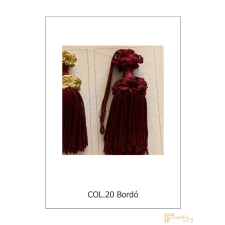  (15 szín) Függöny bojt. Kulcsbojt 10200/20 Bordó lakástextília