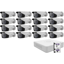 16 varifokális infrakamerás HIKVISION HDTVI megfigyelő kamera