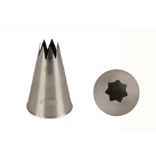  17 mm-es rozsdamentes csillag alakú nagyméretű díszítőcső sütés és főzés