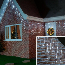 180 LED-es 8 programos karácsonyi jégcsap fényfüzér karácsonyfa izzósor