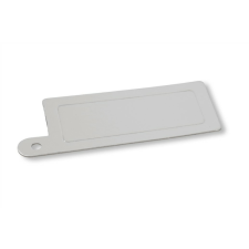 18*9 cm-es ezüst színű szögletes desszertalátét karton sütés és főzés