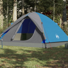  190T Taffeta 3-személyes kék kempingsátor 240x217x120 cm sátor