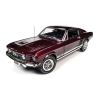  1967 Ford Mustang GT 2+2 code x vintage burgundi modellautó 1:18