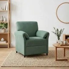  1 személyes kanapé Tengeri Zöld 88 x 83 x 95 cm Bársony bútor