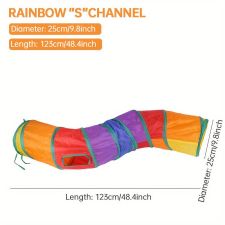  1db macska alagút játék játék macskáknak