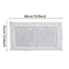  1db Vintage Rectangle Poliészter Keverék Szőtt Asztali Terítő