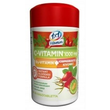 1x1 Vitaday C vitamin 1000mg+D3 vitamin+csipkebogyó rágótabletta narancs 60 db vitamin és táplálékkiegészítő