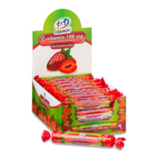 1x1 Vitamin C-vitamin 100 mg eper ízű rágótabletta 17 db vitamin és táplálékkiegészítő
