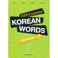  2000 Essential Korean Words for Intermediate with MP3 CD nyelvkönyv, szótár