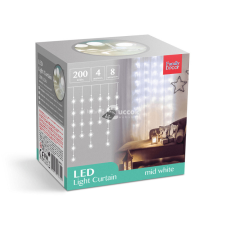 200 LED-es fényfüzér 4,2 m 8 programmal karácsonyfa izzósor