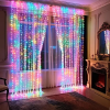  200 LED-es függöny fényfüzér, 300 × 200 cm, színes 1GMKG67906-3