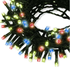 200LED fényfüzér, karácsonyfa izzósor, 12m, Színes karácsonyfa izzósor