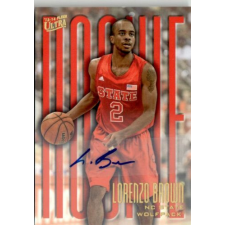 2013-14 Fleer Retro '95-96 Ultra Autographs # 218 Lorenzo Brown gyűjthető kártya