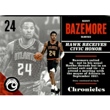 2017-18 Panini Chronicles  # 14 Kent Bazemore gyűjthető kártya