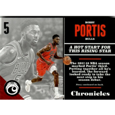 2017-18 Panini Chronicles # 43 Bobby Portis gyűjthető kártya
