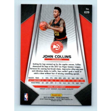  2017-18 Prizm Basketball Base # 109 John Collins gyűjthető kártya