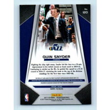 2017-18 Prizm Basketball Base # 120 Quin Snyder gyűjthető kártya