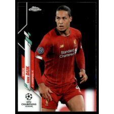 2019 Topps Chrome UEFA Champions League #50 Virgil van Dijk gyűjthető kártya