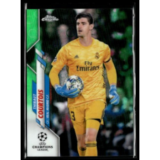  2019 Topps Chrome UEFA Champions League Green Bubbles #10 Thibaut Courtois gyűjthető kártya