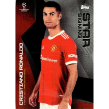  2021 Topps UEFA Champions League Summer Signings Star Signing #CR Cristiano Ronaldo gyűjthető kártya