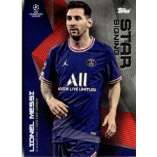  2021 Topps UEFA Champions League Summer Signings Star Signing #LM Lionel Messi gyűjthető kártya