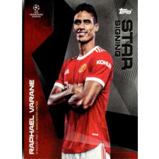  2021 Topps UEFA Champions League Summer Signings Star Signing #RV Raphaël Varane gyűjthető kártya
