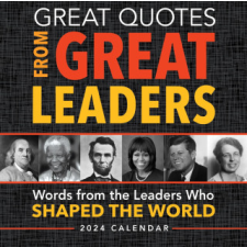  2024 Great Quotes From Great Leaders Boxed Calendar – Sourcebooks naptár, kalendárium