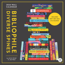  2024 Wall Cal: Bibliophile Diverse Spines – Jamise Harper,Jane Mount naptár, kalendárium