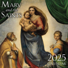2025 Mary and the Saints Wall Calendar naptár, kalendárium