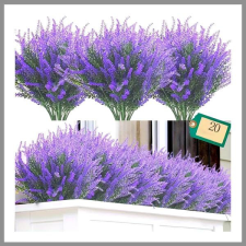  20 db műlevendula művirág UV-álló MG119990 dekoráció