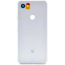  20GB4WW0003 Gyári akkufedél hátlap - burkolati elem Google Pixel 3a XL, Fehér mobiltelefon, tablet alkatrész