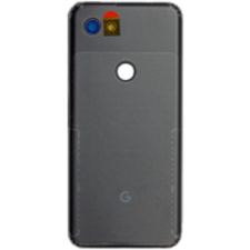  20GS4BW0003 Gyári akkufedél hátlap - burkolati elem Google Pixel 3A, Fekete mobiltelefon, tablet alkatrész