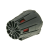 2273 39-45mm 45° piros verseny légszűrő, fekete légszűrőházzal