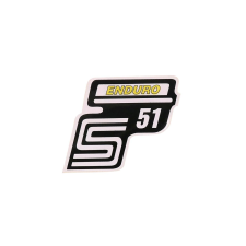 2274 Írás S51 Enduro fólia / matrica sárga Simson S51-hez egyéb motorkerékpár alkatrész