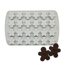  24 részes szilikon forma – Mézeskalács ember konyhai eszköz