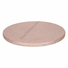  25 cm-es rosegold színű tortadob konyhai eszköz