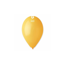 26 cm-es napsárga gumi léggömb - 100 db / csomag party kellék