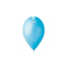 26 cm-es világoskék gumi léggömb - 100 db / csomag party kellék