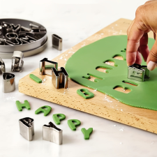  26db, rozsdamentes acél ábécés sütivágók konyhai eszköz