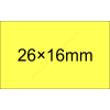  26x16mm citrom ORIGINAL árazócímke (1.000db/tek) - szögletes
