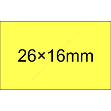  26x16mm citrom ORIGINAL árazócímke (1.000db/tek) - szögletes árazógép