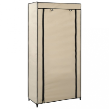  282429 Shoe Cabinet with Cover Cream 58x28x106 cm Fabric bútor