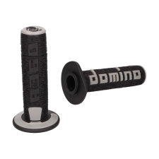 283 Domino A360 off-road fekete/szürke kormánymarkolat szett markolatgumi