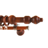  28 mm átmérőjű, U-sínes, FILIGRANO Fa, Mahagóni, 160 cm