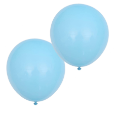 2 darabos latex lufi – Pasztell macaron színek – Kék – 45 cm party kellék