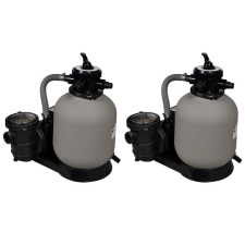 2 db homokszűrő szivattyú 600 W 17000 l/óra medence kiegészítő
