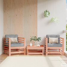  2 db tömör duglászfenyő kerti szék kerti bútor