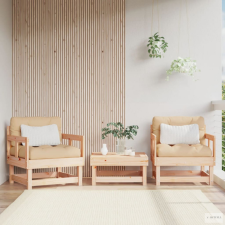 2 db tömör fenyőfa kerti szék kerti bútor
