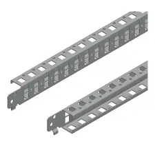  2 egysoros gyorsrögzítésű keresztsín (400) NSYSQCR4040 Schneider villanyszerelés